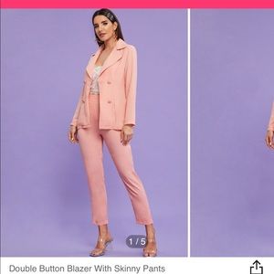 Peachy Pink Pantsuit - NWT